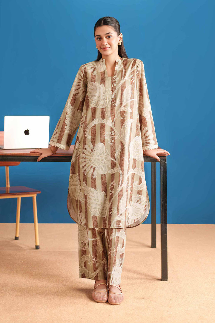 2 Piece - Printed Suit - PE25-527 - for Women - Pret Collection | Nishat | Shop Online