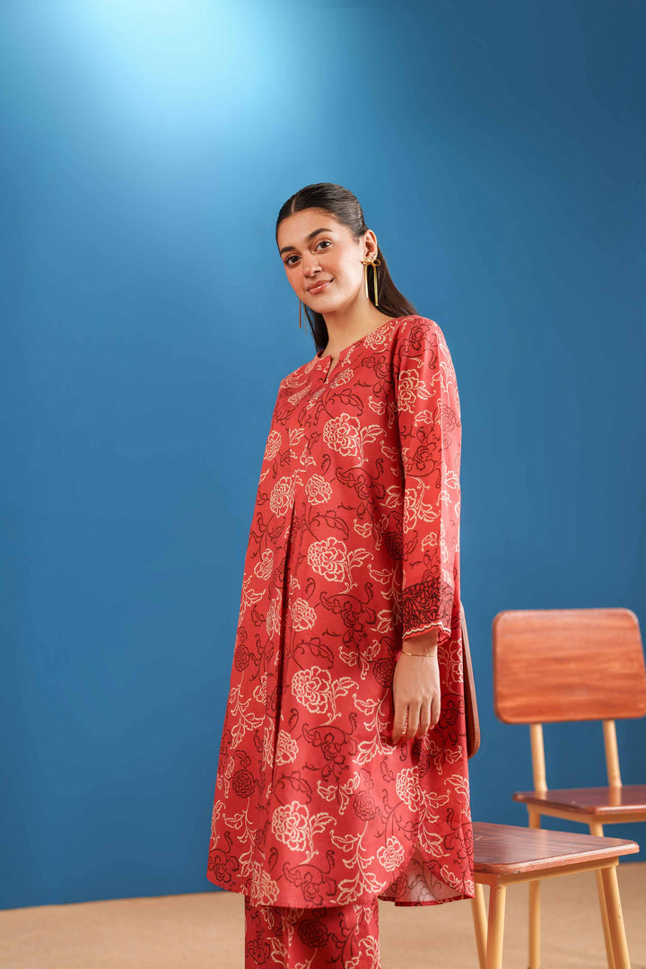 2 Piece - Printed Embroidered Suit - PE25-531 - for Women - Pret Collection | Nishat | Shop Online