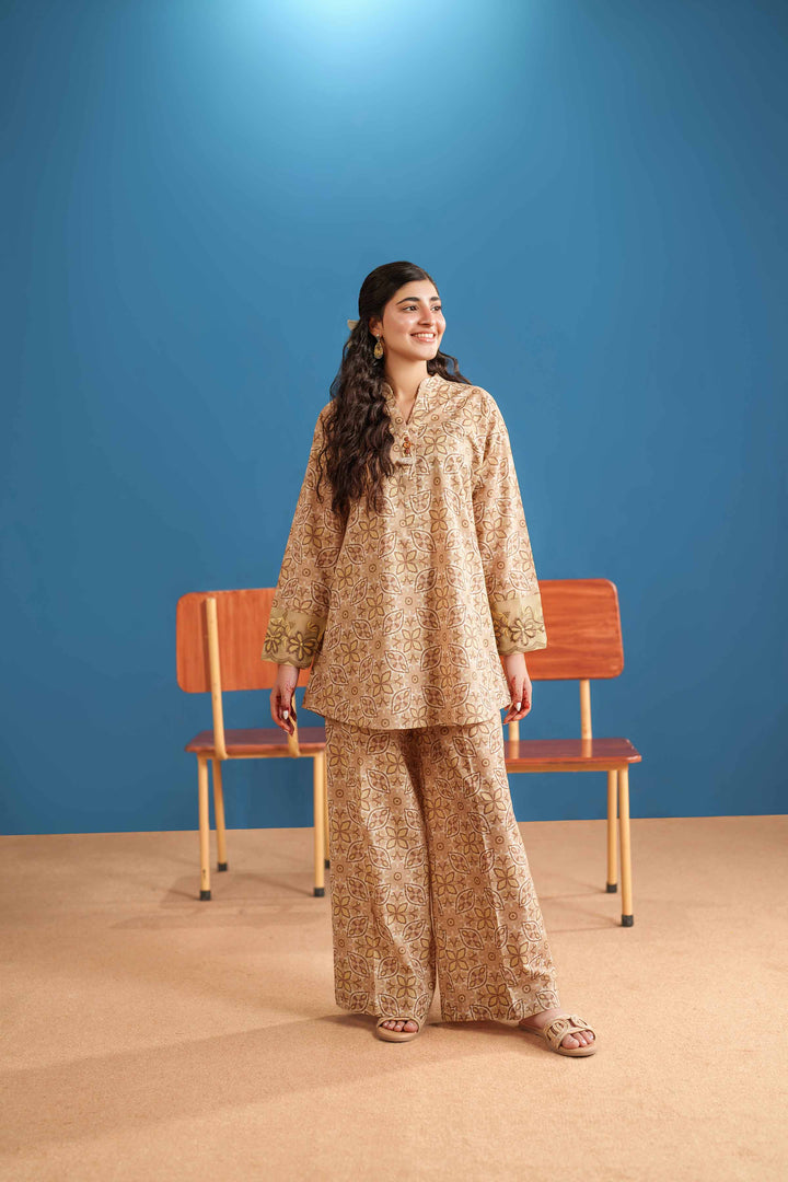 2 Piece - Printed Embroidered Suit - PE25-533 - for Women - Pret Collection | Nishat | Shop Online