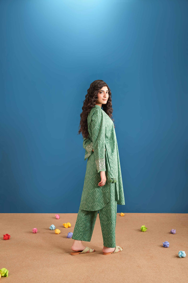 2 Piece - Printed Embroidered Suit - PE25-535 - for Women - Pret Collection | Nishat | Shop Online