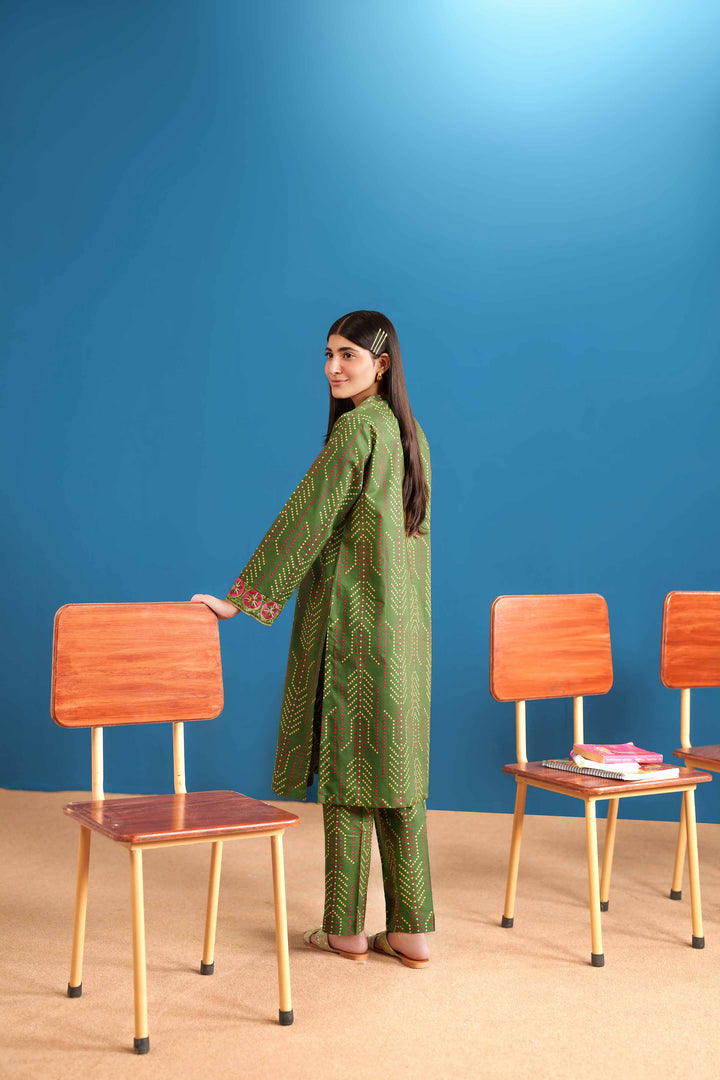 2 Piece - Printed Embroidered Suit - PE25-536 - for Women - Pret Collection | Nishat | Shop Online