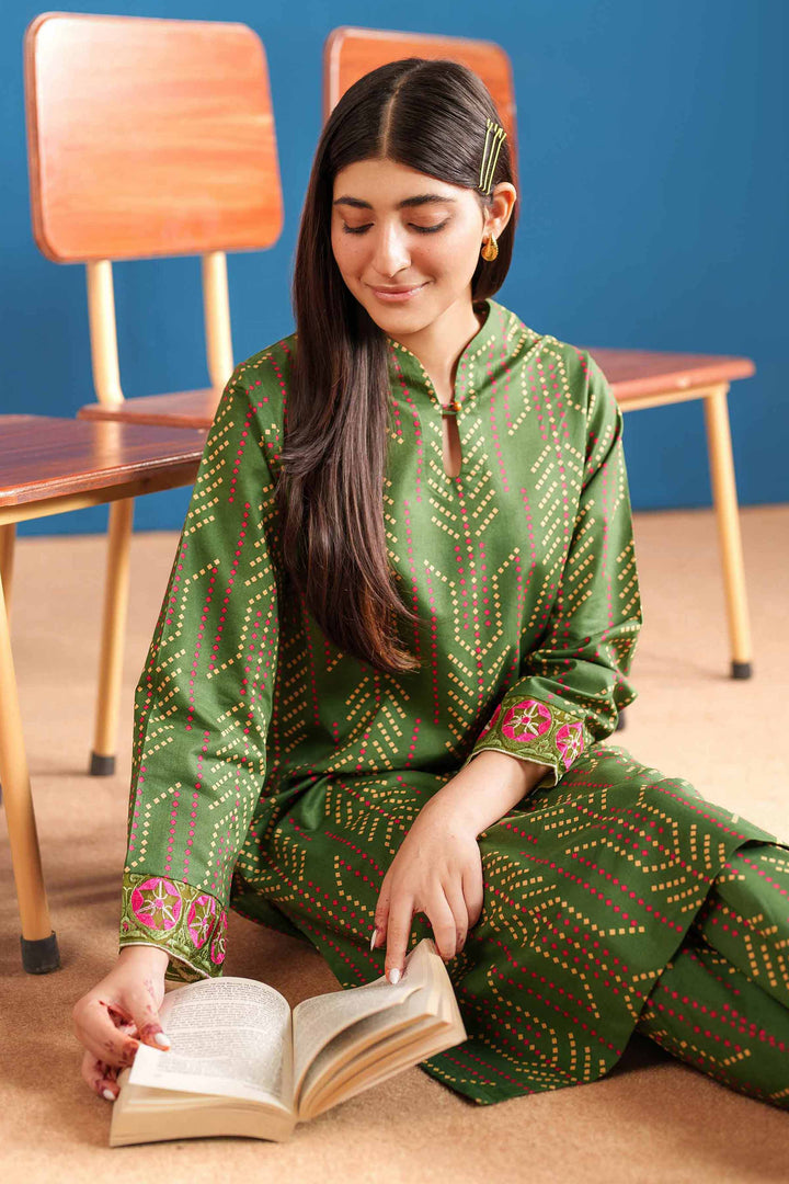 2 Piece - Printed Embroidered Suit - PE25-536 - for Women - Pret Collection | Nishat | Shop Online