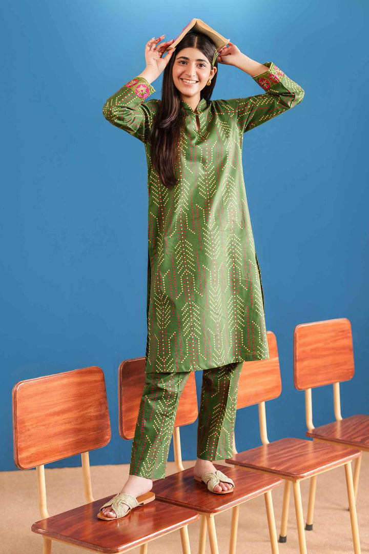 2 Piece - Printed Embroidered Suit - PE25-536 - for Women - Pret Collection | Nishat | Shop Online