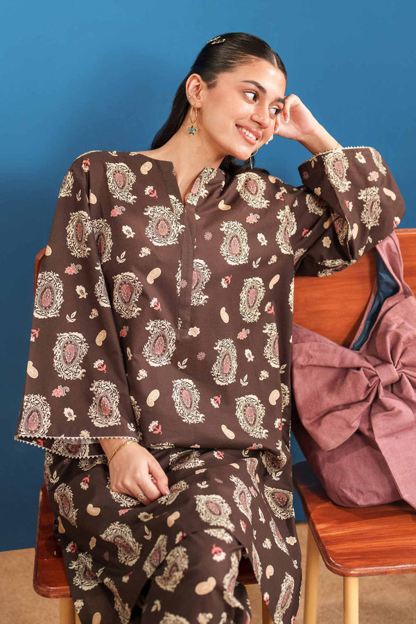 2 Piece - Printed Suit - PE25-538 - for Women - Pret Collection | Nishat | Shop Online