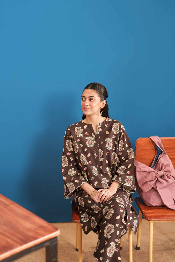 2 Piece - Printed Suit - PE25-538 - for Women - Pret Collection | Nishat | Shop Online