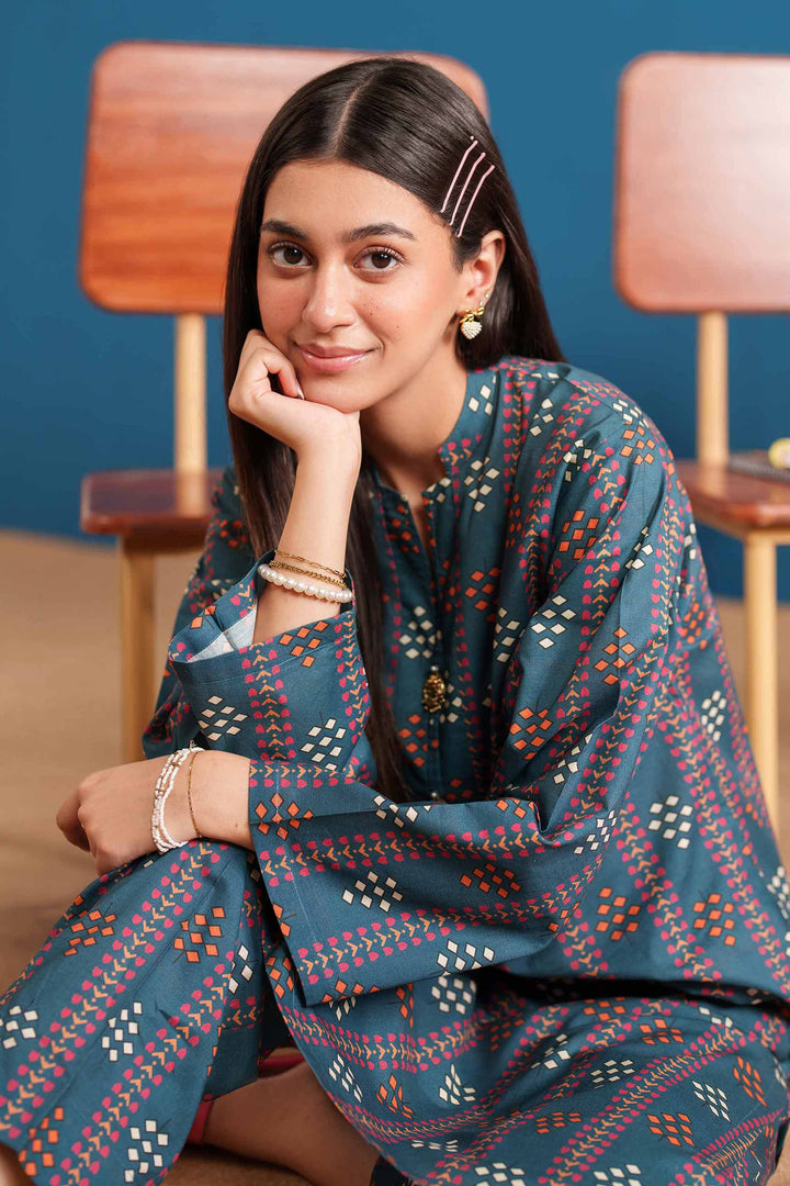 2 Piece - Printed Suit - PE25-539 - for Women - Pret Collection | Nishat | Shop Online