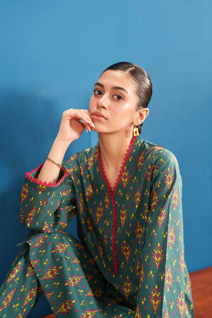 2 Piece - Printed Suit - PE25-540 - for Women - Pret Collection | Nishat | Shop Online