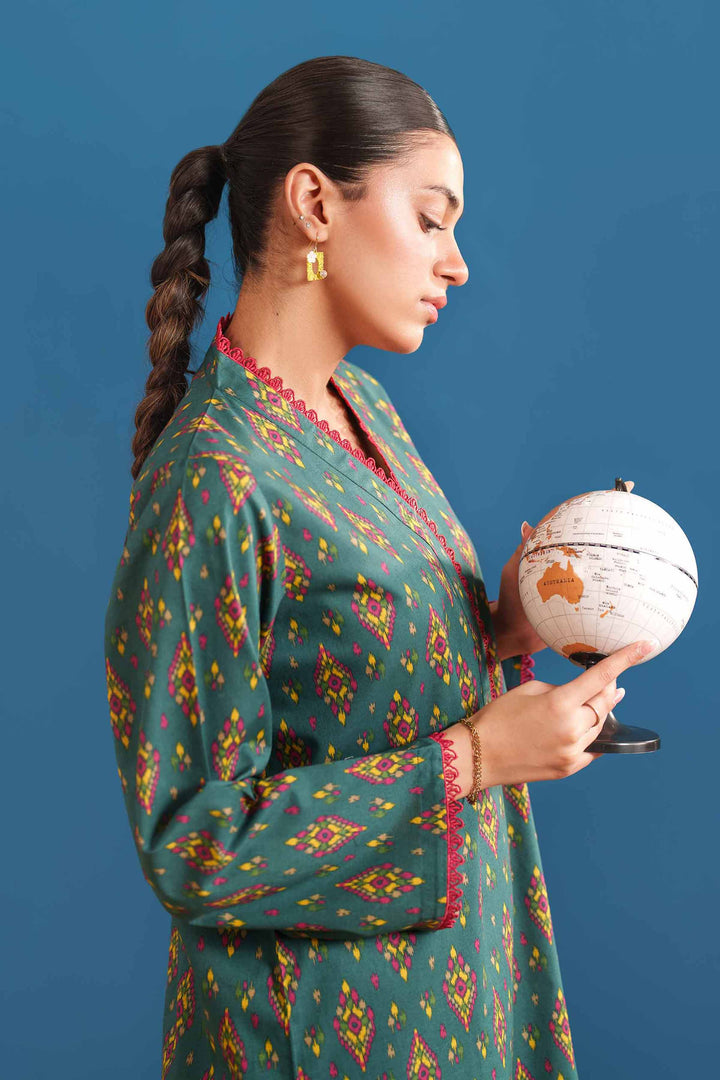 2 Piece - Printed Suit - PE25-540 - for Women - Pret Collection | Nishat | Shop Online