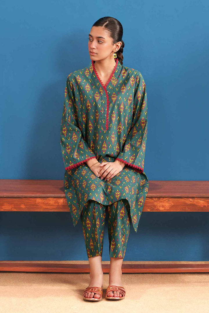 2 Piece - Printed Suit - PE25-540 - for Women - Pret Collection | Nishat | Shop Online